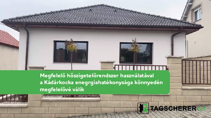 Kádárkocka szigetelése